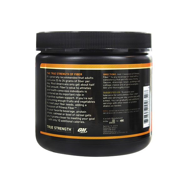 optimum nutrition Fitness Fiber.jpg پودر فیتنس فایبر اپتیموم نوتریشن 195 گرم - Image 2